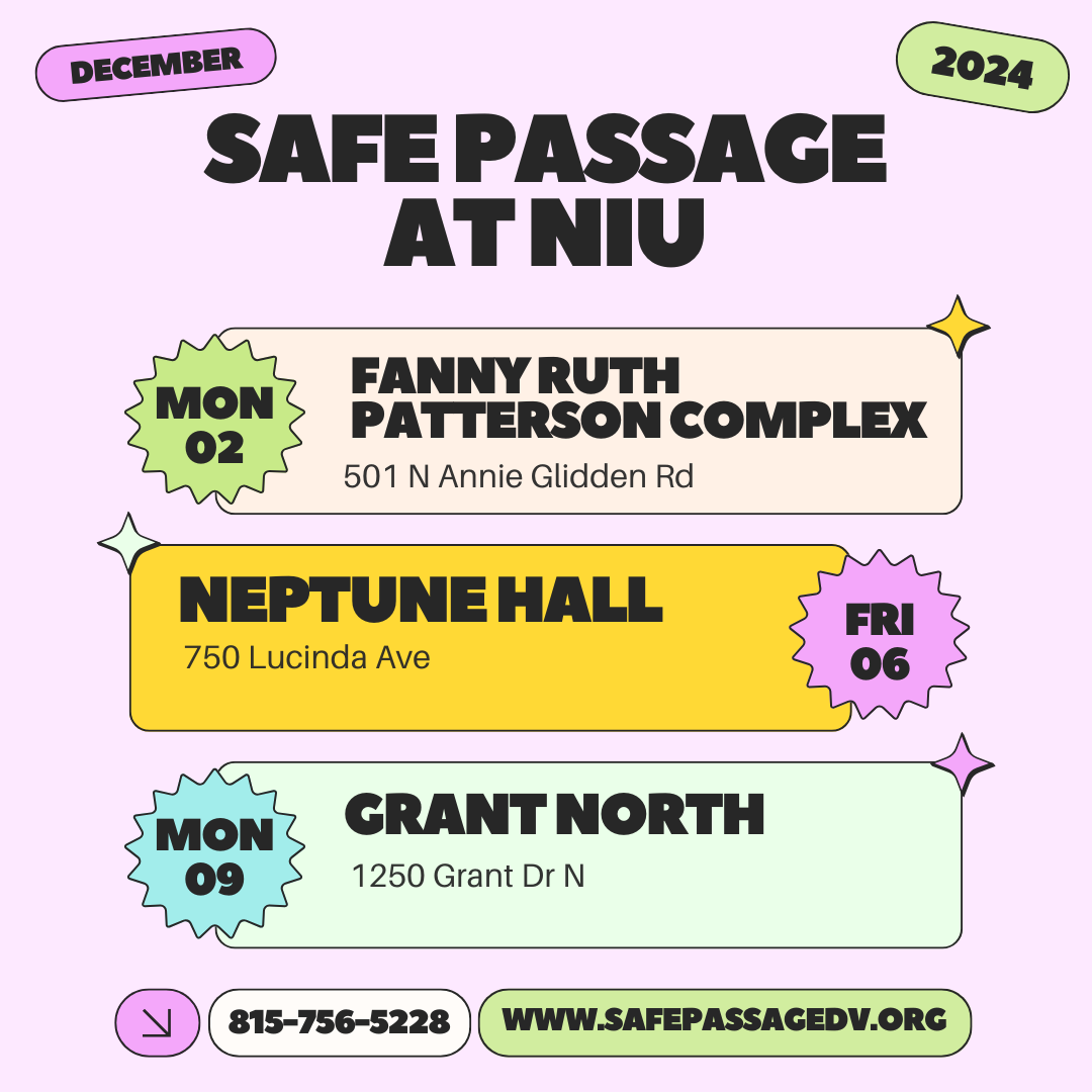 Safe Passage at NIU Neptune Hall Safe Passage